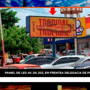 placa led na cidade operária são luís